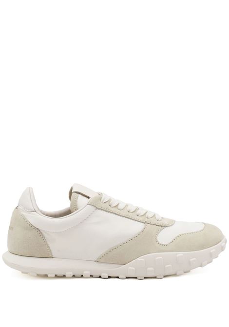 Sneakers basse in binco e beige Jil sander - donna